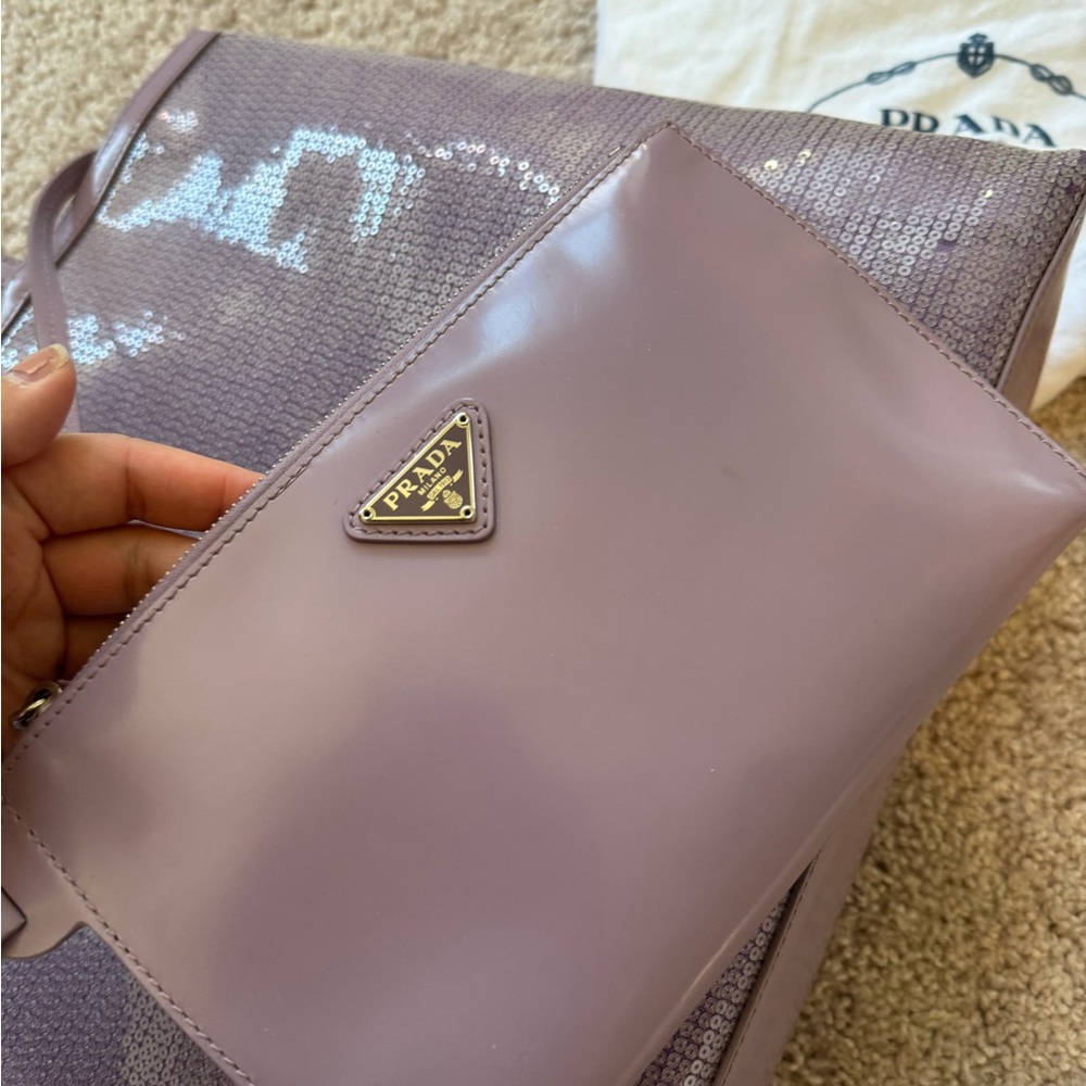 Prada mesh tote with a free labubu [Zizi] - Picture 6 of 16